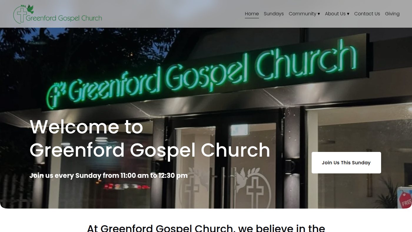 The home page of ggc.org.uk