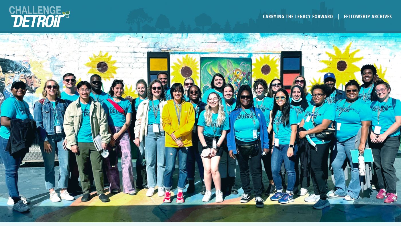 The home page of challengedetroit.org