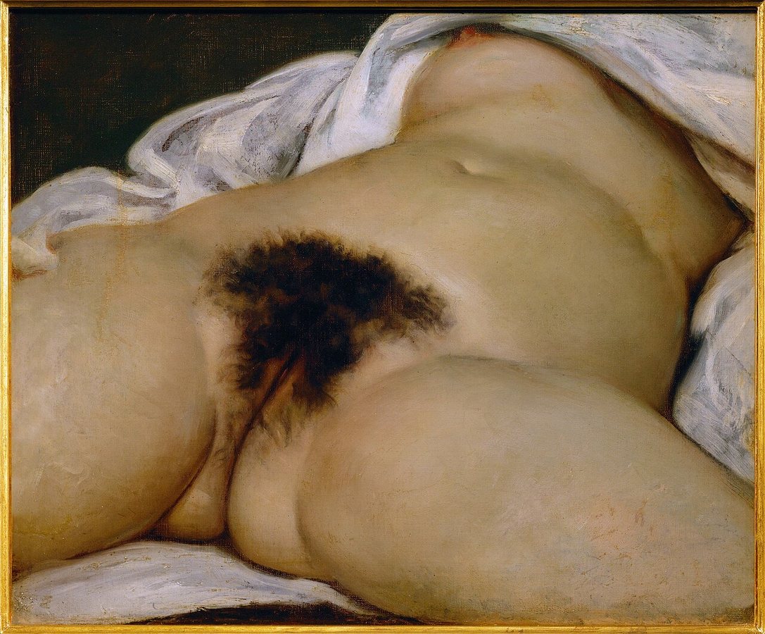 L'Origine du monde, an oil painting by Gustave Courbet