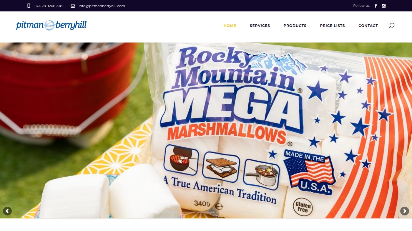 The home page of pitmanberryhill.com