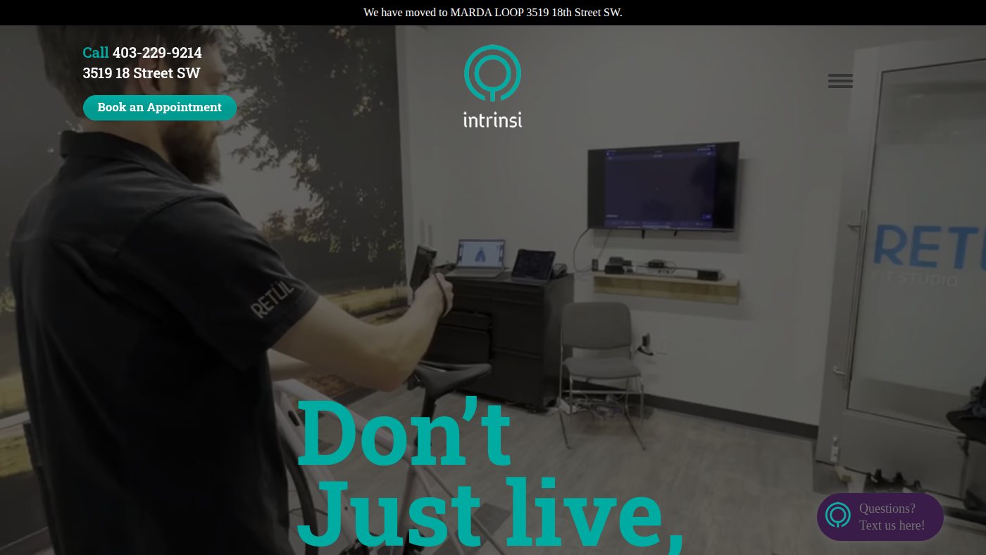 The home page of intrinsi.ca