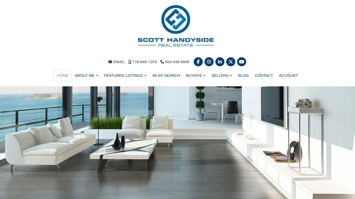 The home page of realestaterealeasy.ca