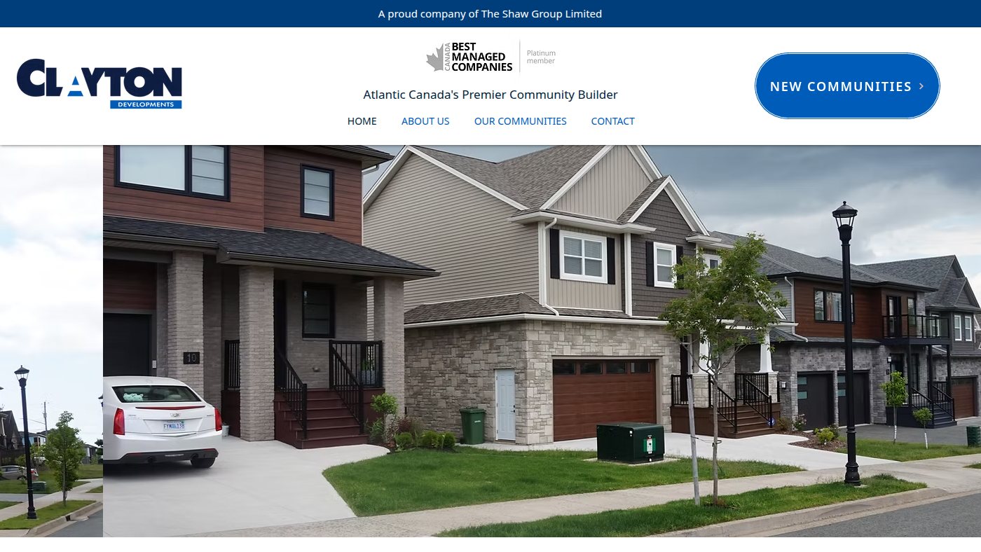 The home page of claytondev.com