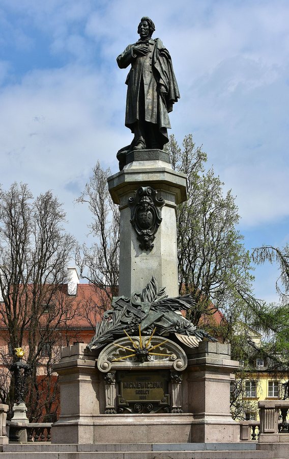 Monumento ad Adam Mickiewicz, Varsavia, Polonia