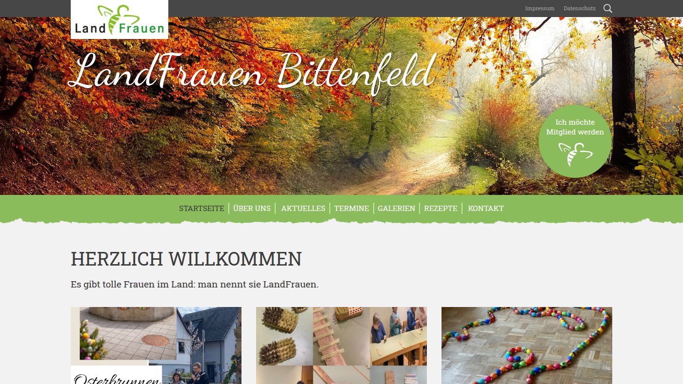 The home page of landfrauen-bittenfeld.de