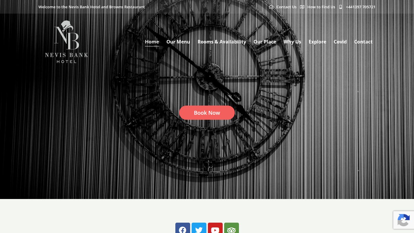 The home page of nevisbankinn.co.uk