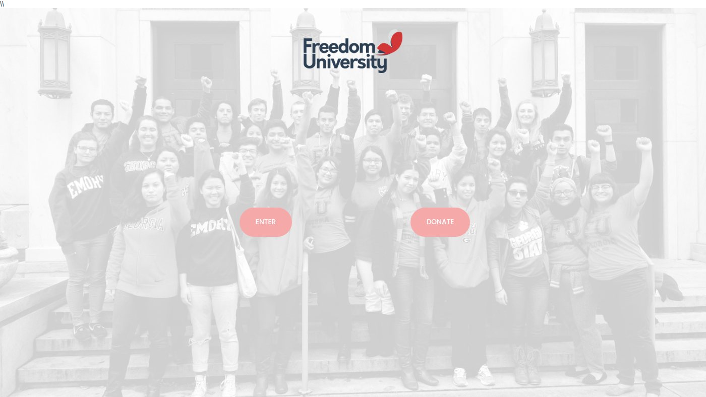 The home page of freedom-university.org