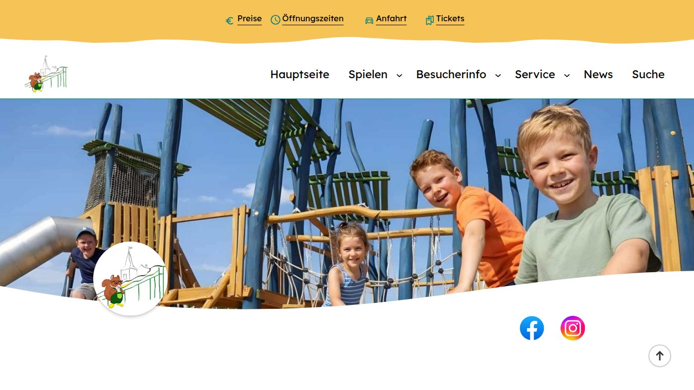 The home page of bubenheimer-spieleland.de