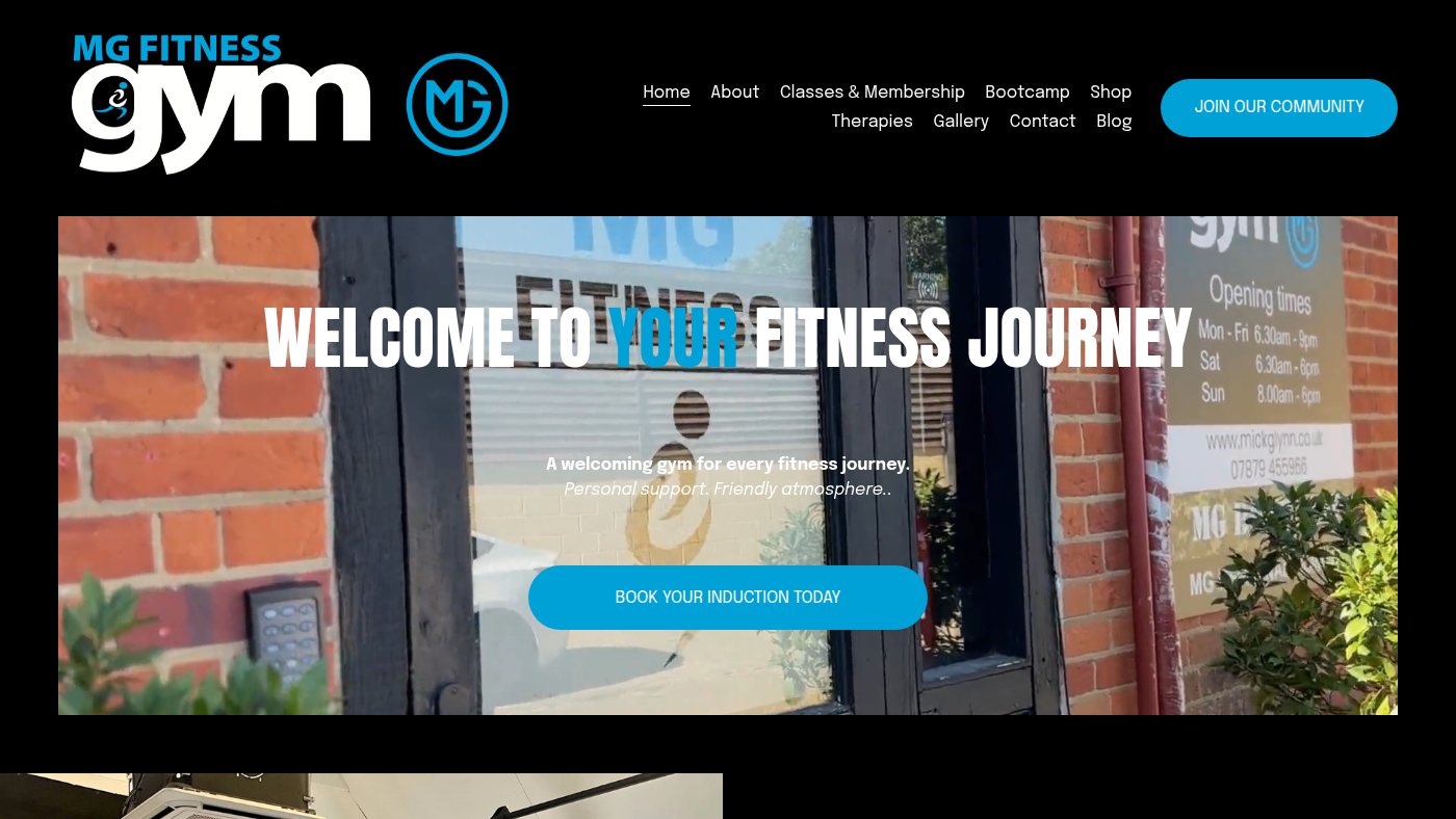 The home page of mickglynn.co.uk
