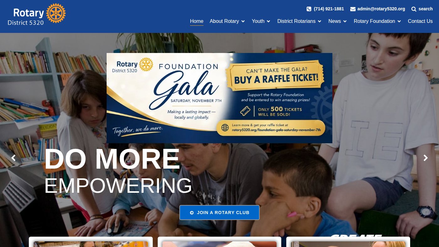The home page of rotary5320.org