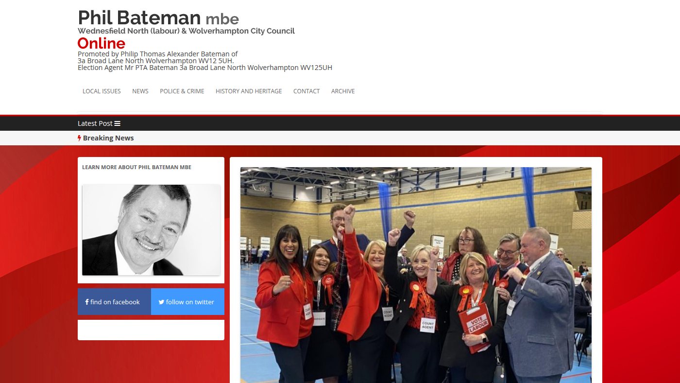 The home page of philbateman.com