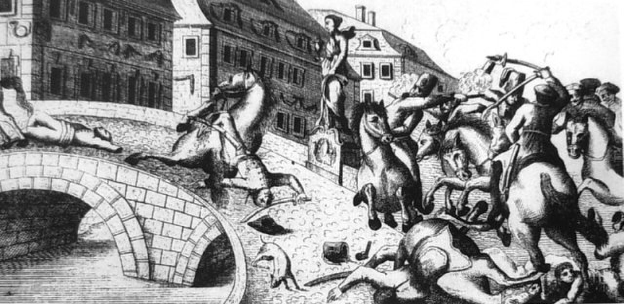 Battle of Bydgoszcz in 1794 during the Kościuszko Uprising.