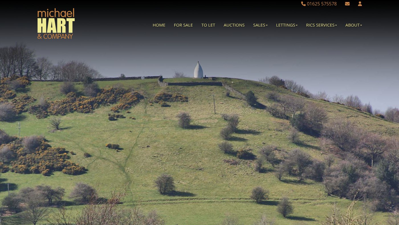 The home page of michael-hart.co.uk
