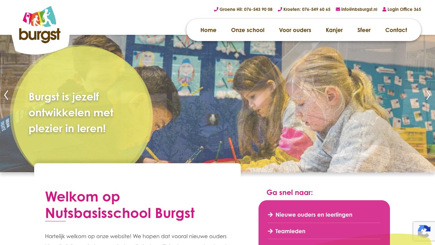 The home page of nbsburgst.nl