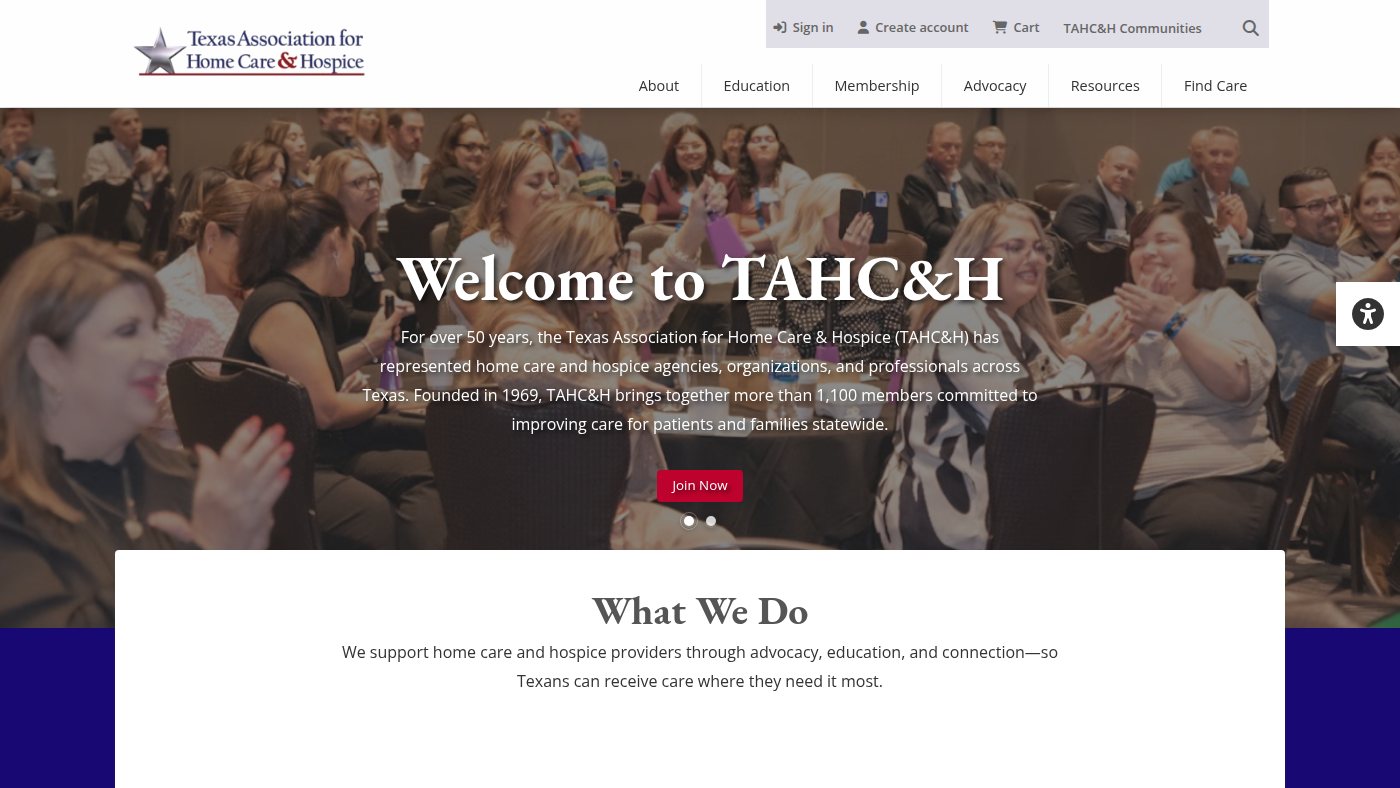 The home page of tahch.org