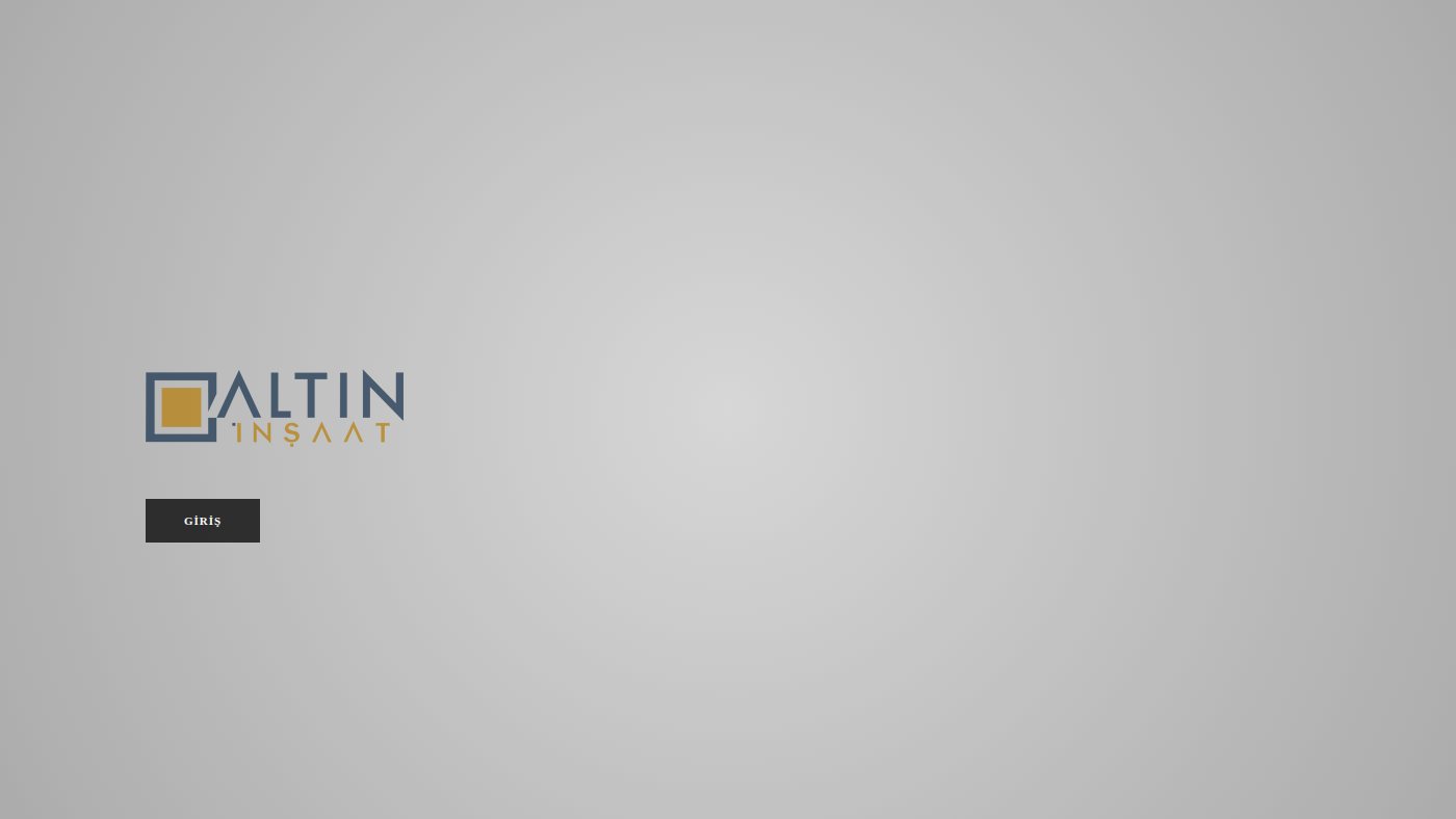 The home page of altininsaat.com.tr
