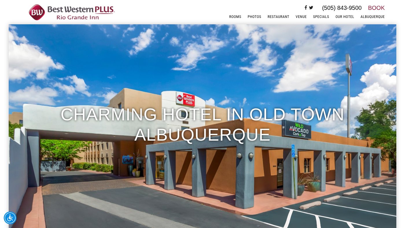 The home page of riograndeinn.com