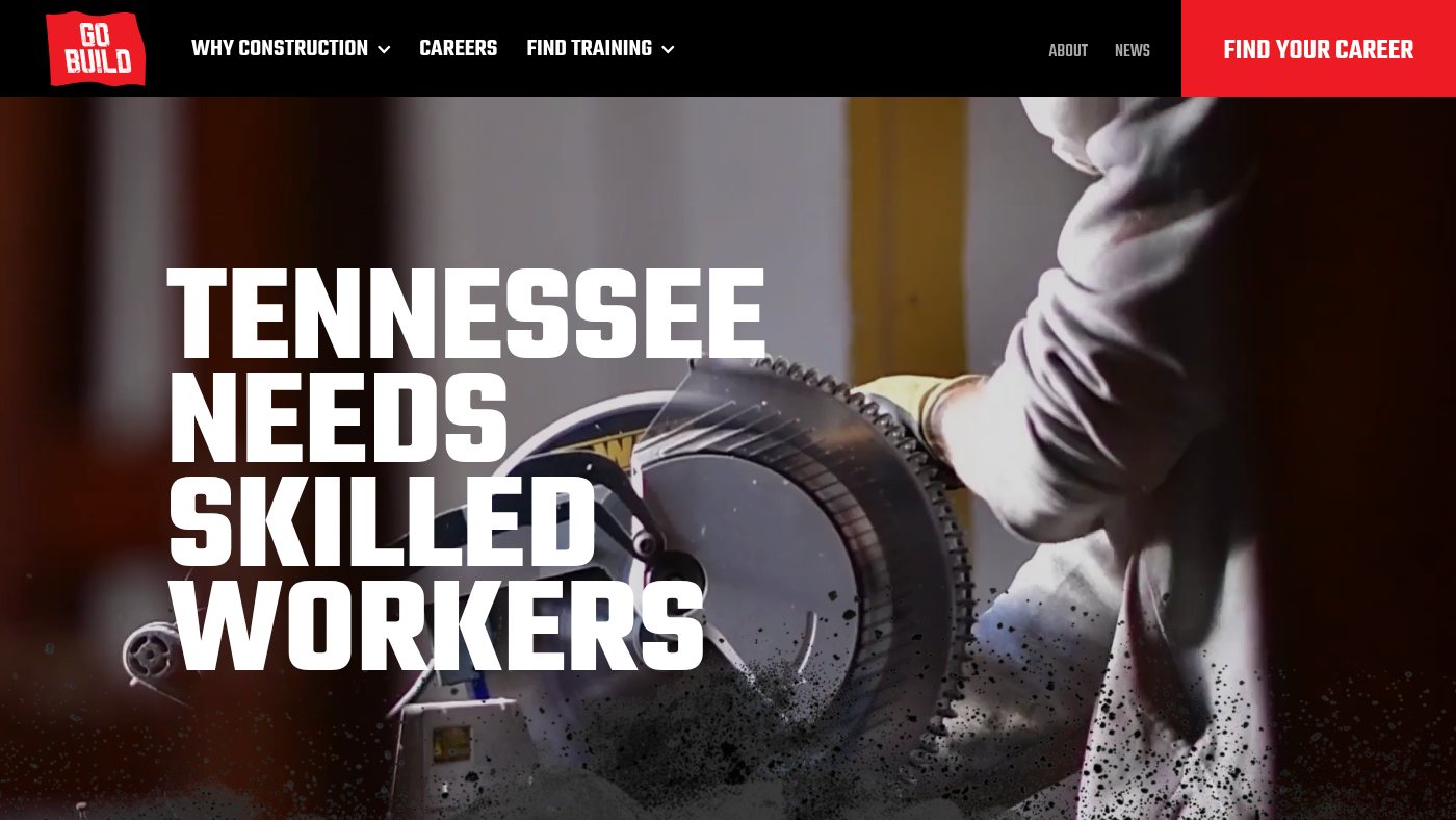 The home page of gobuildtennessee.com