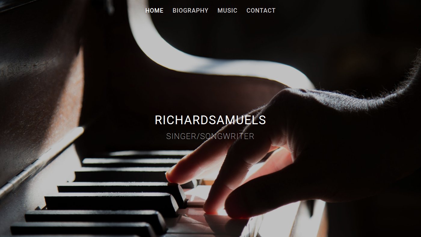 The home page of richardsamuels.com
