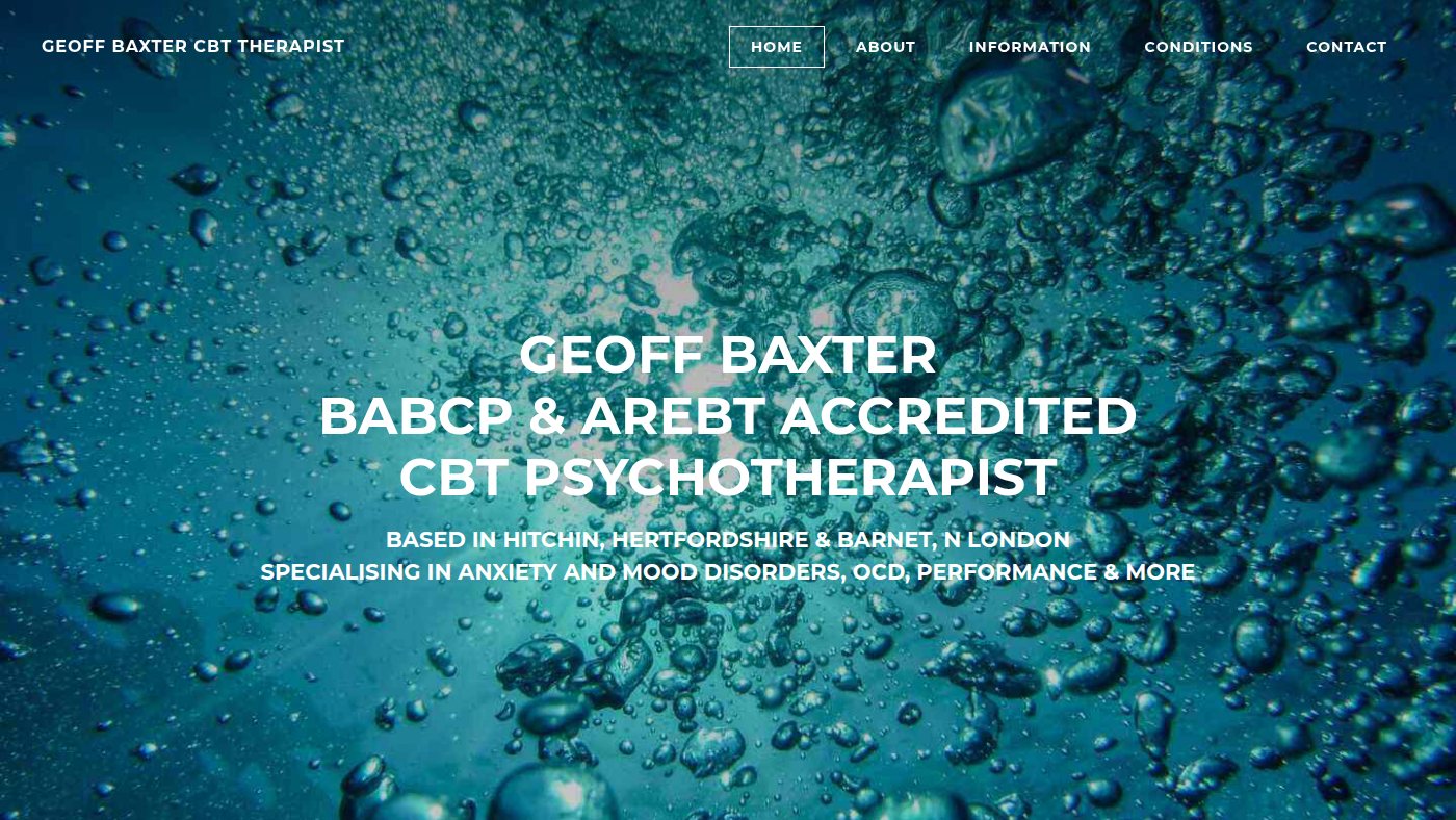 The home page of geoffbaxter.com
