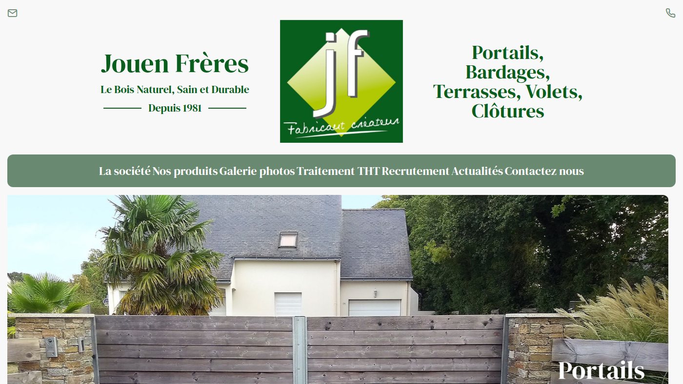 The home page of jouen-freres.fr