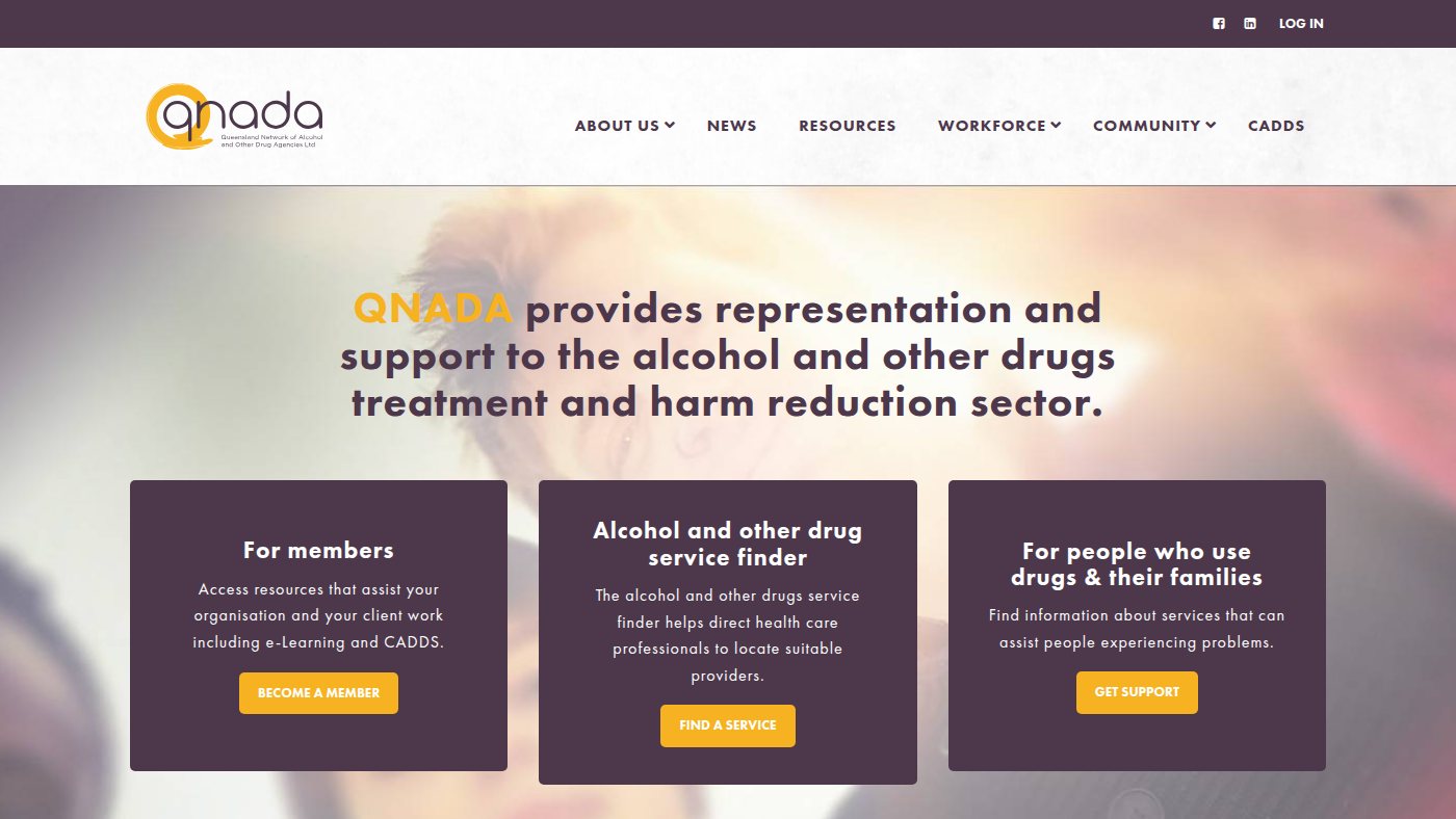 The home page of qnada.org.au