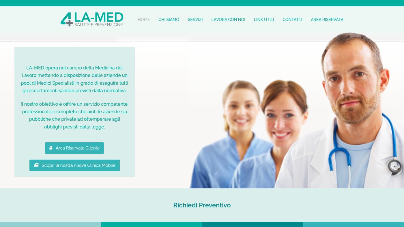 The home page of la-med.it