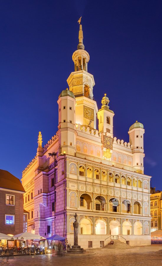 Ayuntamiento de Poznan, Polonia, fotografía HDR