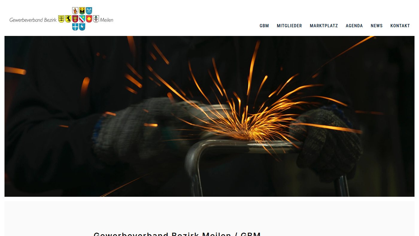 The home page of gbmmeilen.ch