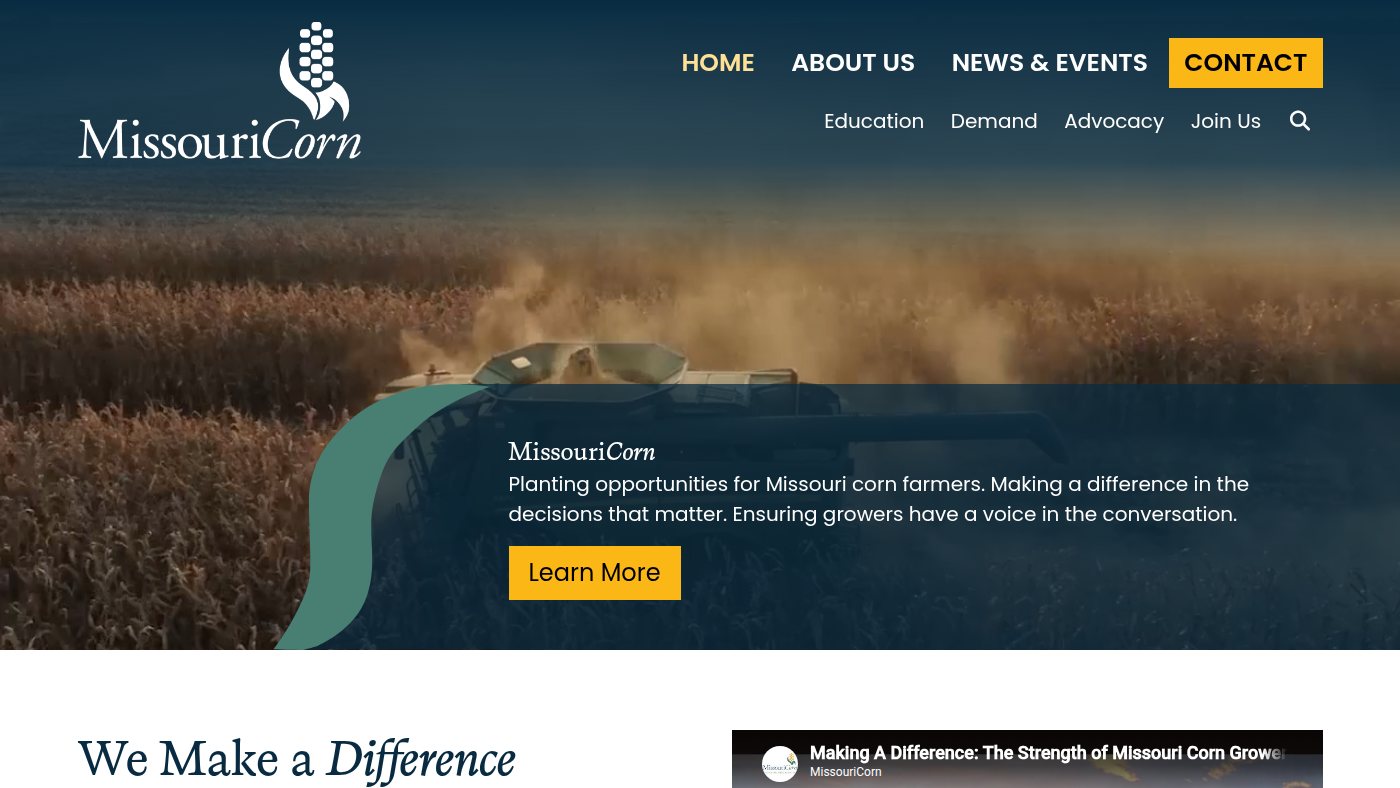 The home page of mocorn.org