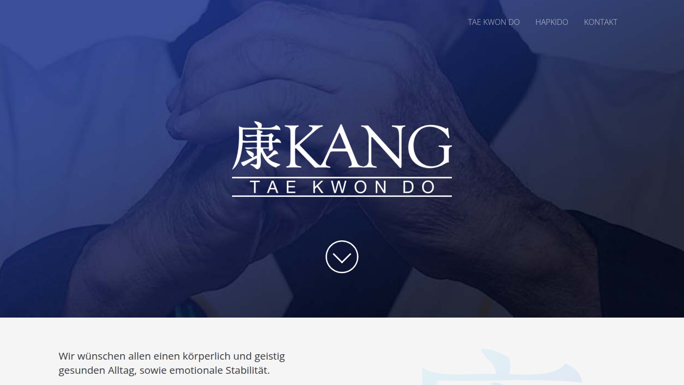 The home page of kang-taekwondo.at