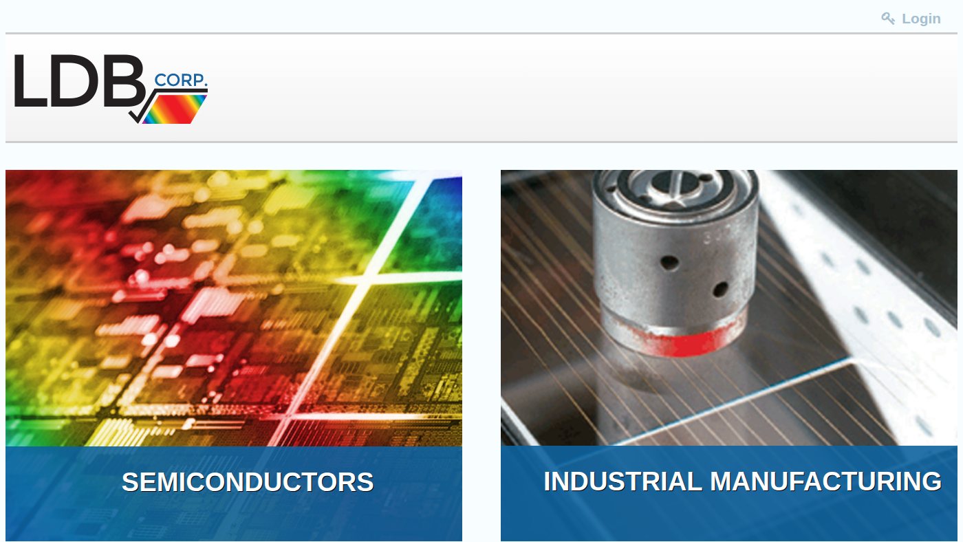 The home page of ldbcorp.com