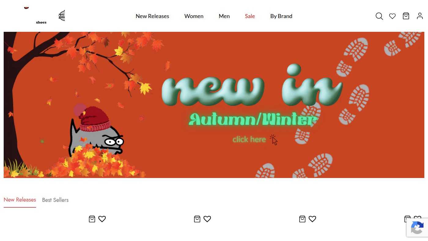 The home page of tinfishshoes.co.uk