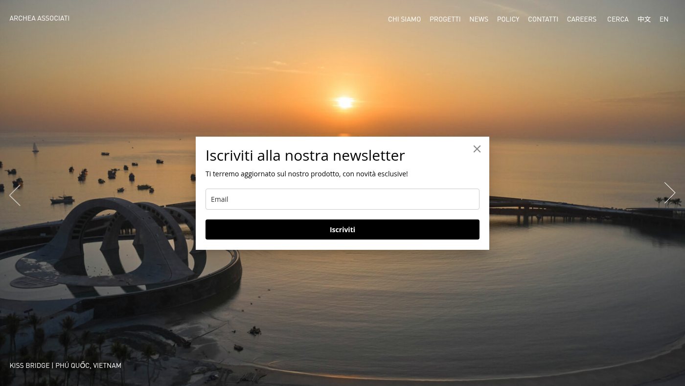 The home page of archea.it