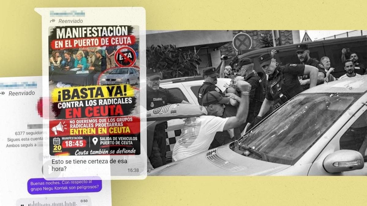 El audio que encendió la chispa y que acabó en agresión al coche de la diputada ceutí: "Apoyan a ETA"