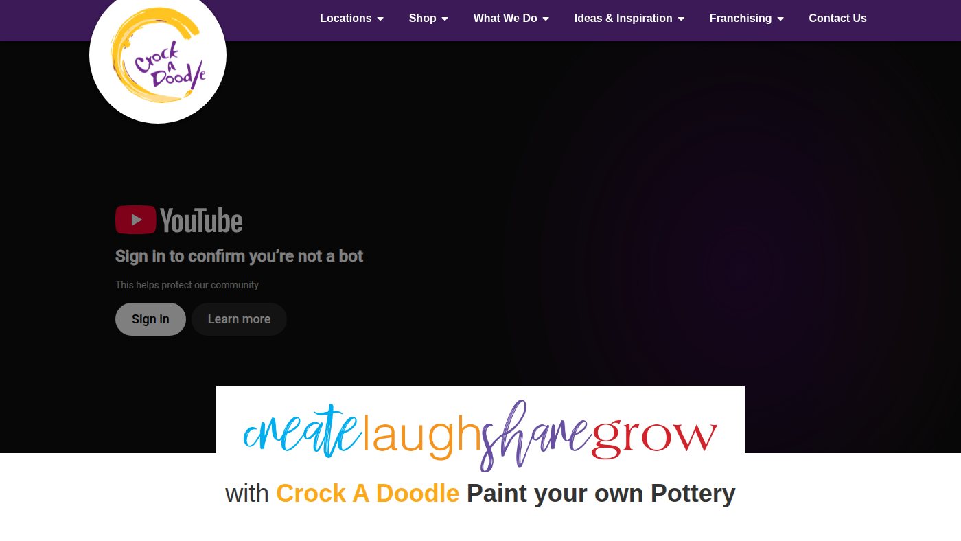 The home page of crockadoodle.com