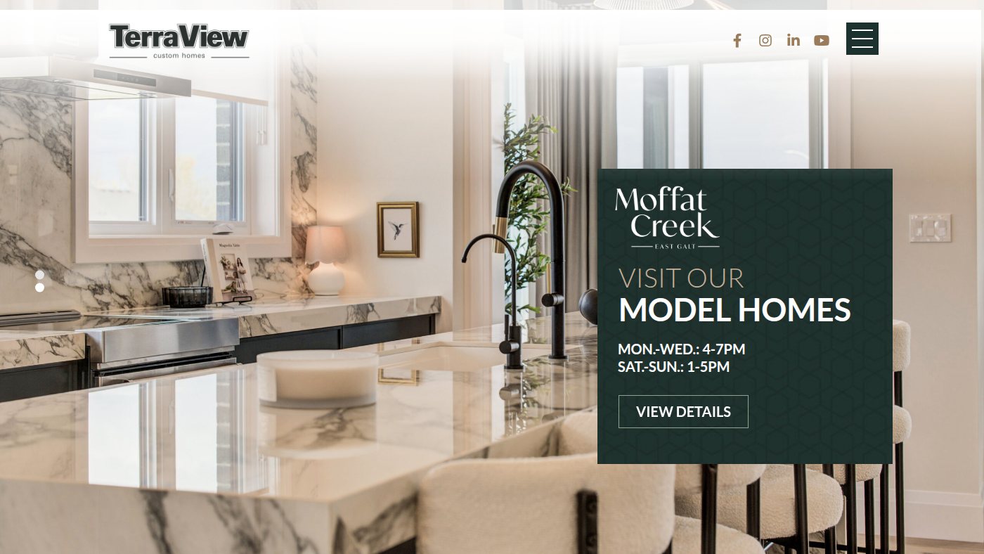The home page of terra-view.com