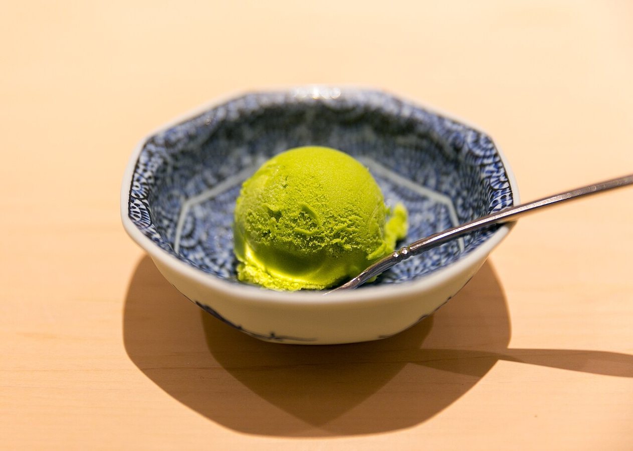 Glace au matcha