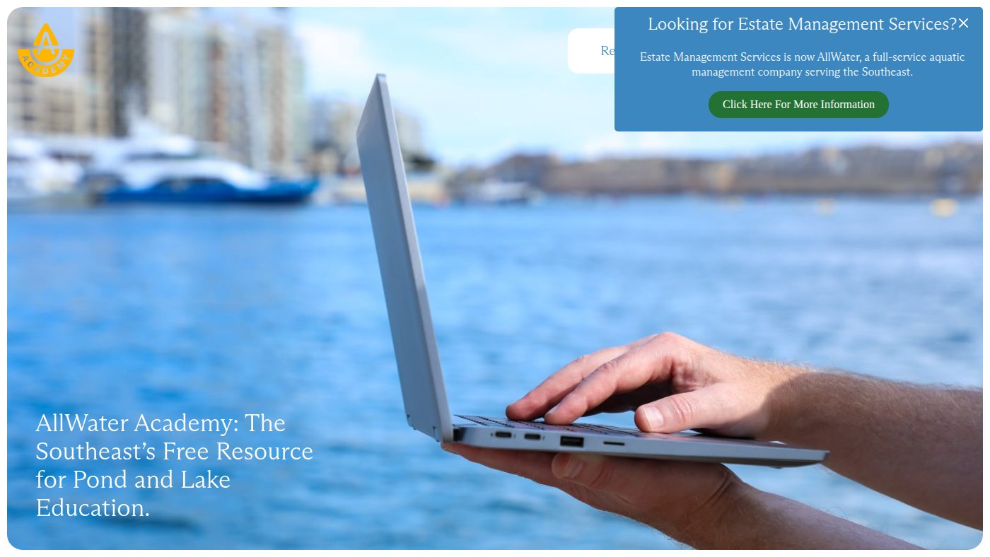 The home page of ponds.org