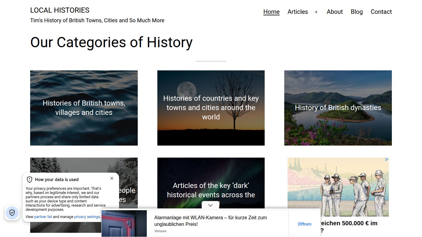 The home page of localhistories.org