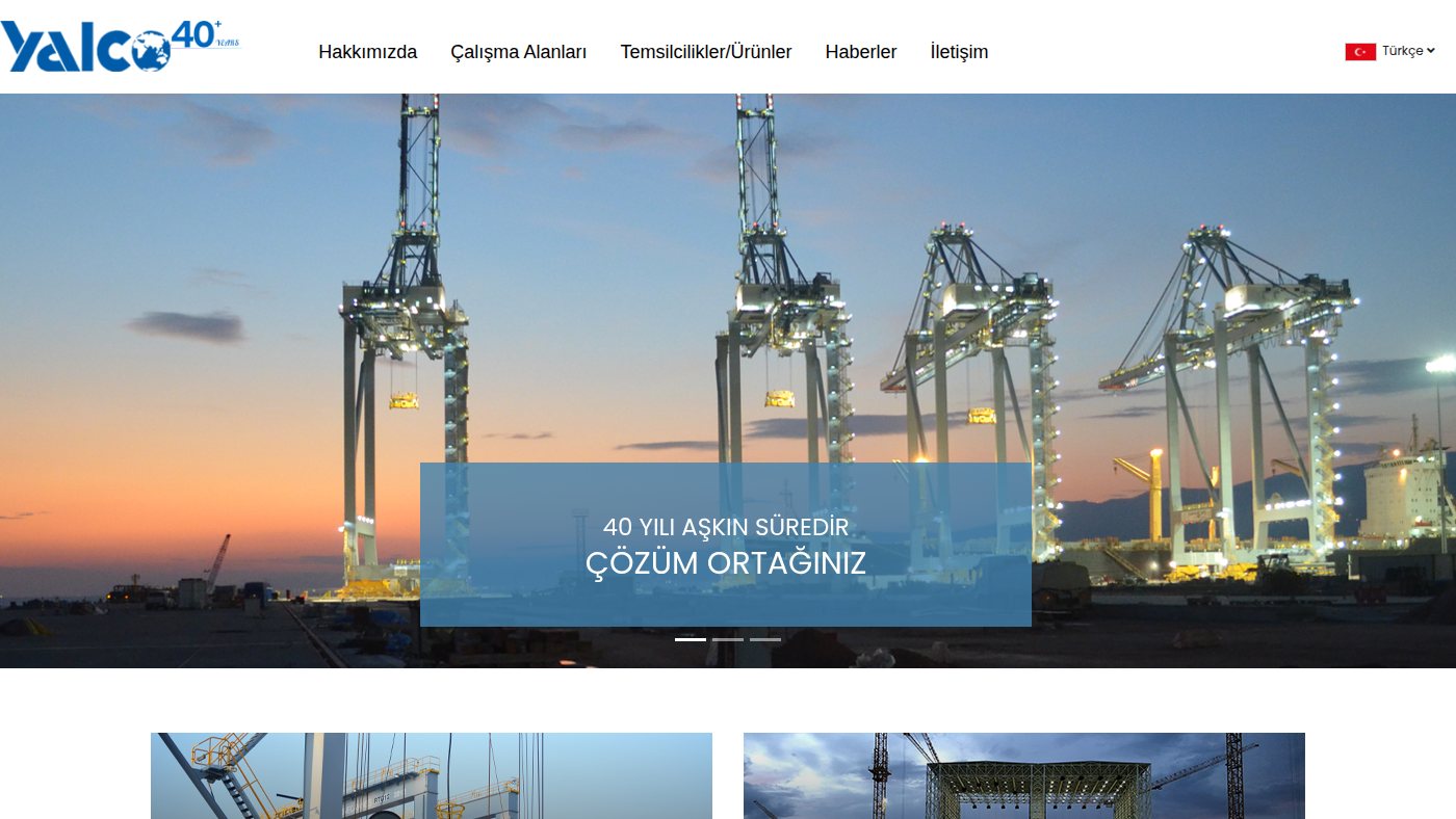The home page of yalco.com.tr