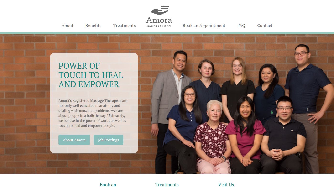 The home page of amorarmt.com