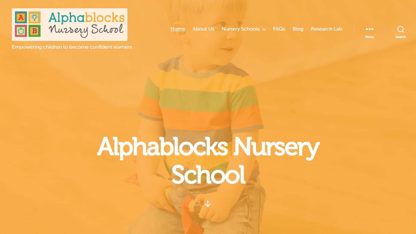 The home page of alpha-blocks.com
