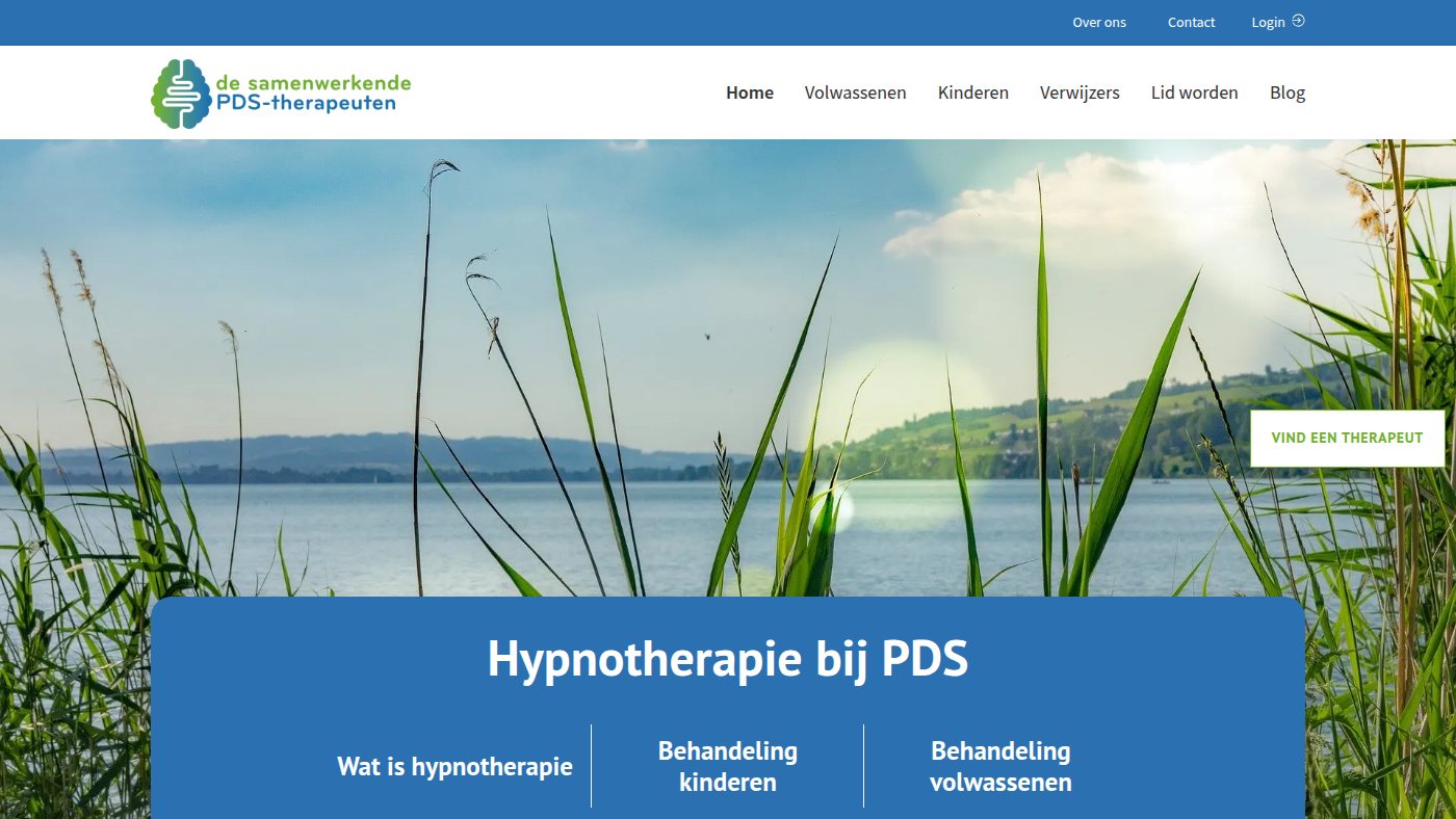 The home page of pds-therapeuten.nl