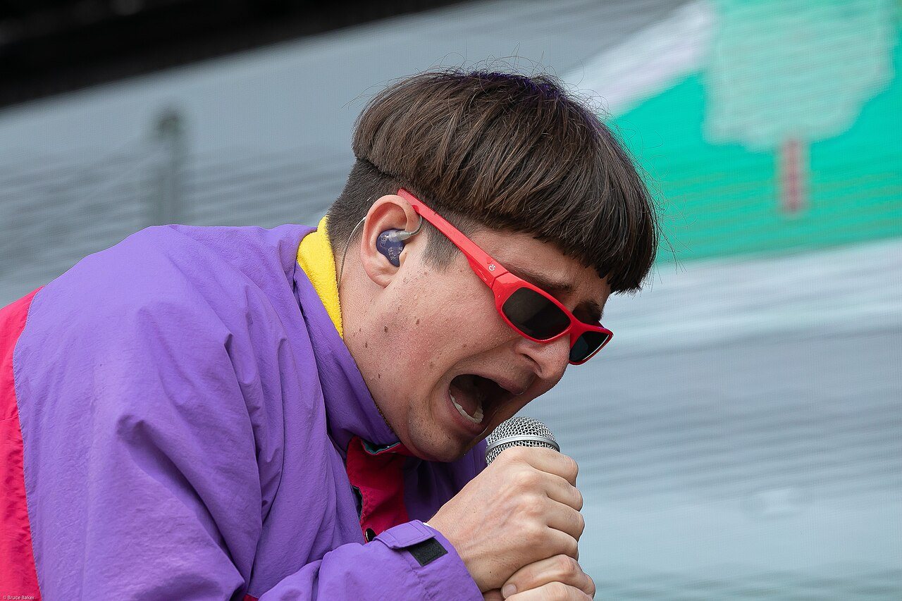 Tree performing at the Laneway Festival in February 2020. He was best known for his signature bowl cut.