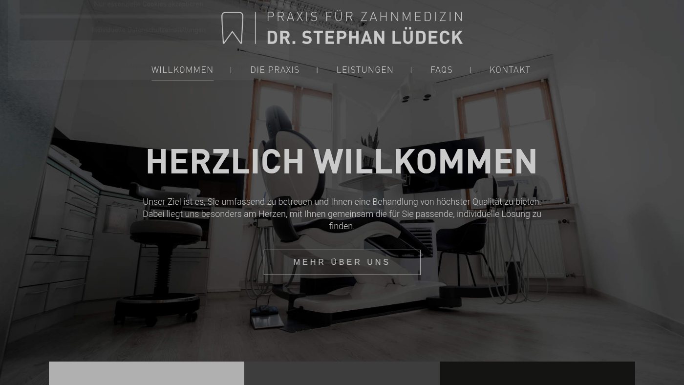 The home page of zahnarzt-regenstauf.de