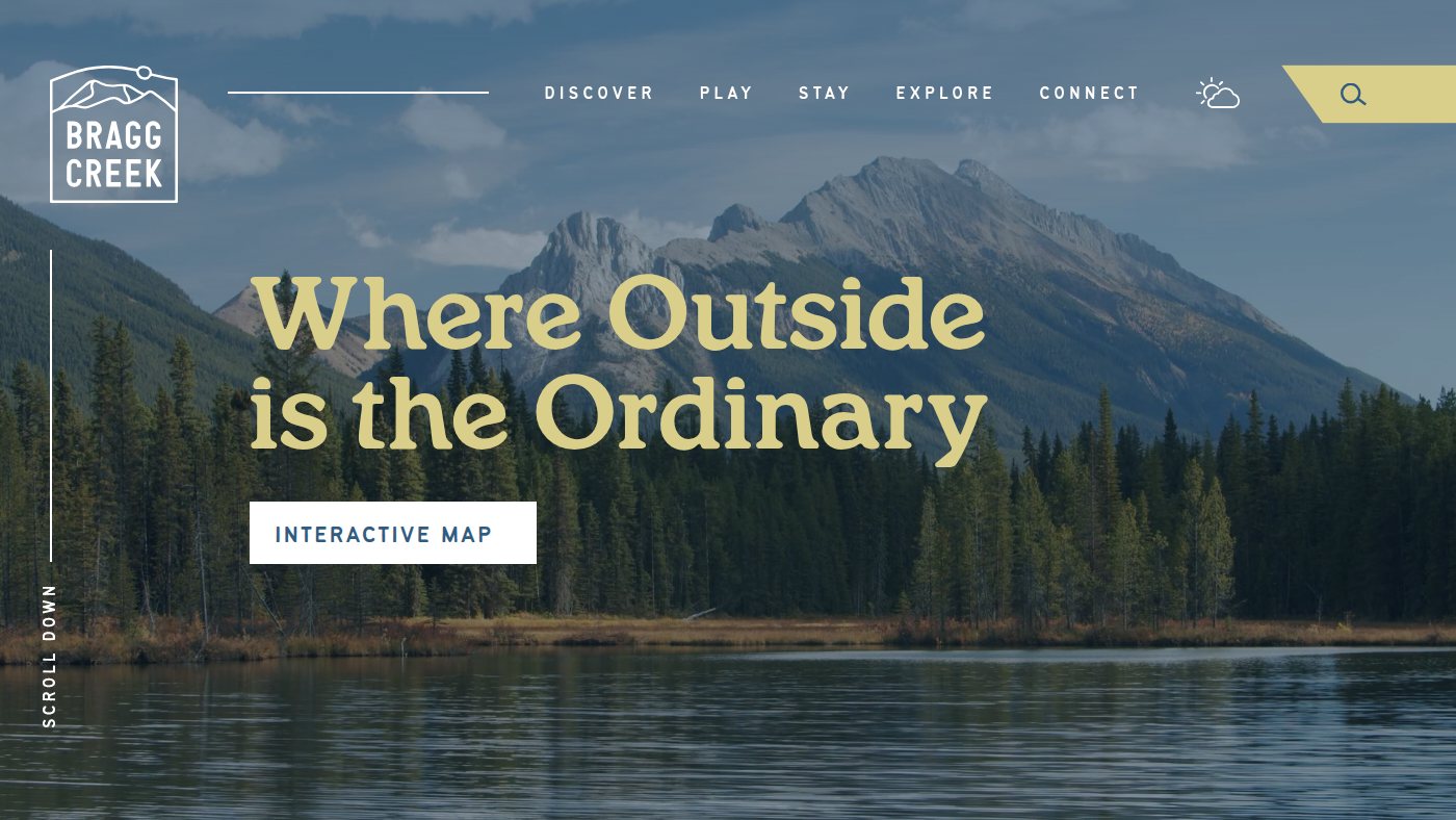 The home page of visitbraggcreek.com