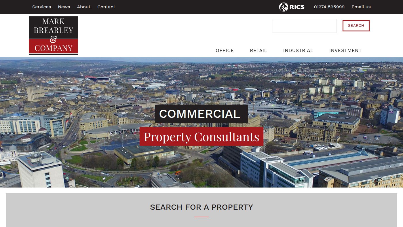 The home page of markbrearley.co.uk