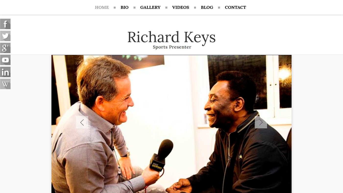 The home page of richardajkeys.com