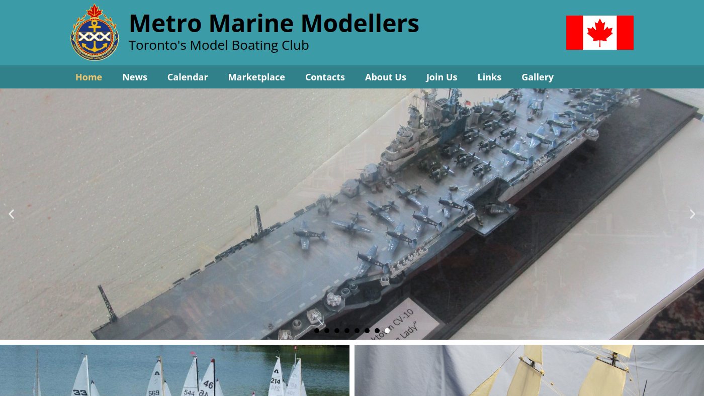 The home page of metromarine.org